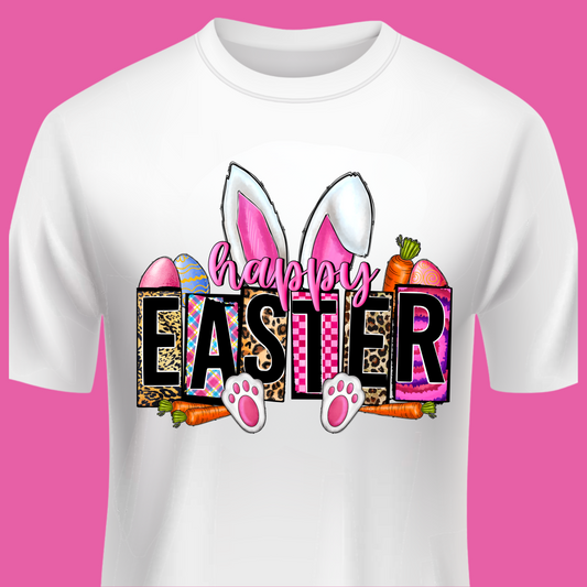 Happy Easter Bunny Ear T-shirt